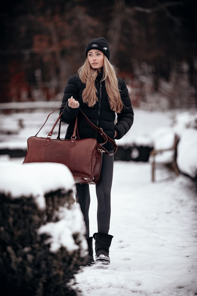 Reisetasche für Kurztrips aus Kalbsleder.